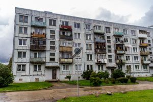soviet apartment building