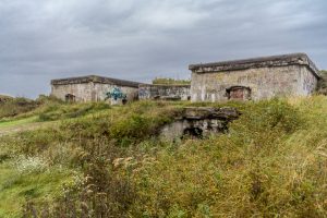 Bunkers overgrown