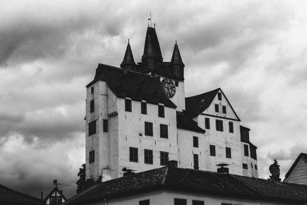 Castle in Diez on the Lahn river