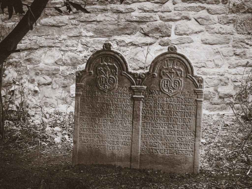 Ancient gravestones Hattingen