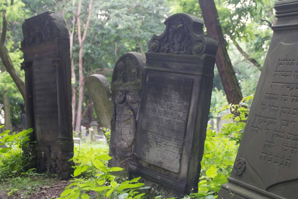 GRavestones in a Jewish cemetery